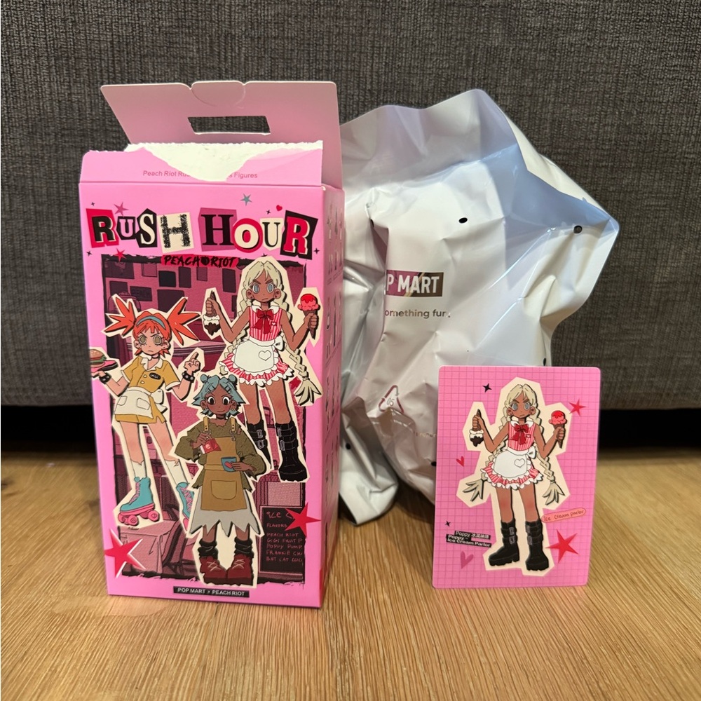 POP MART Peach Riot Rush Hour Ice Cream Parlor Poppy